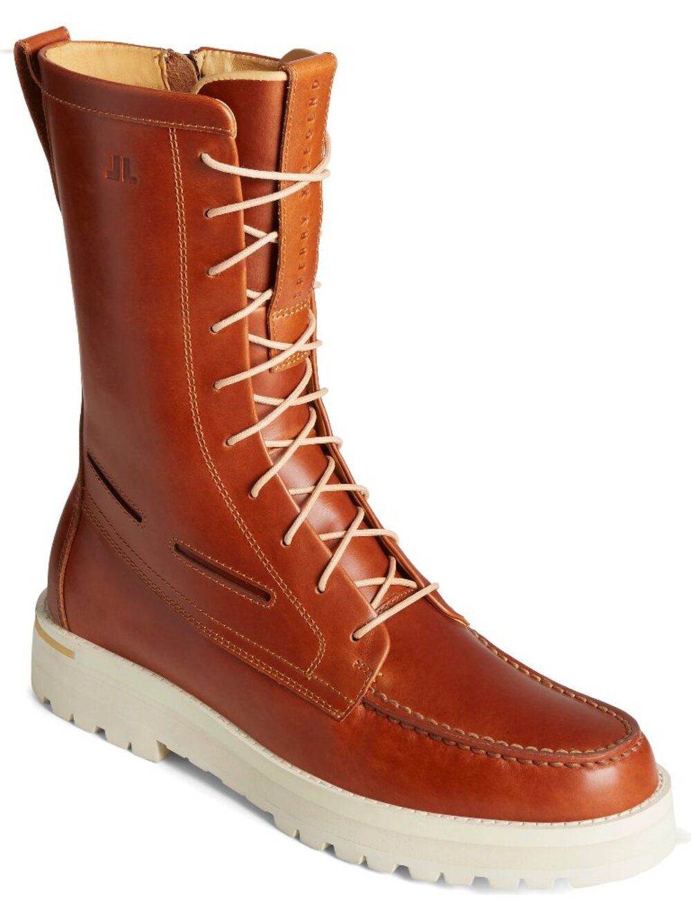 Sperry x John Legend Men's Tall Leather Boots - Chestnut -Size 13 - NIB